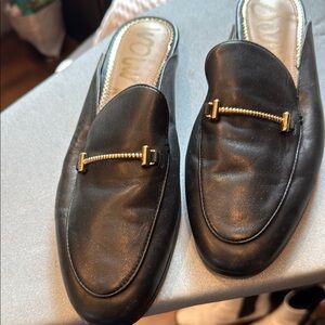 Sam Edelman Black Leather Loafers